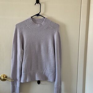 Calvin Klein Soft Lavender Crew Neck Sweater
